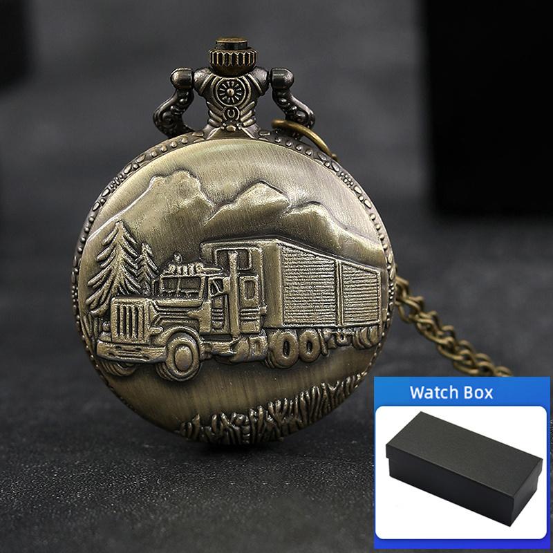 

Мужские круглые кварцевые часы, винтажные классические карманные часы с цепочкой на шее для женщин, мужские карманные часы