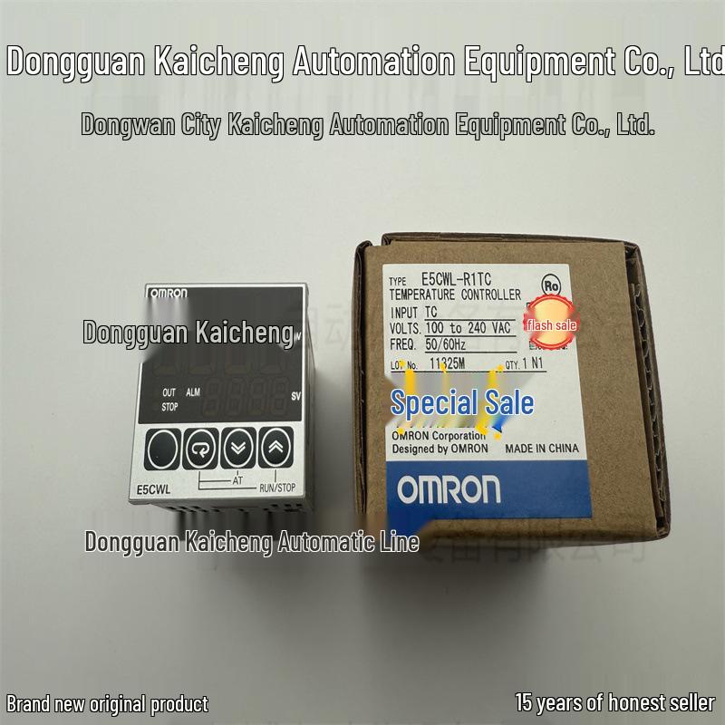 E5CWL-R1P 48x48мм Цифровой термоконтроллер Omron, AC100-240, Платиновое сопротивление No