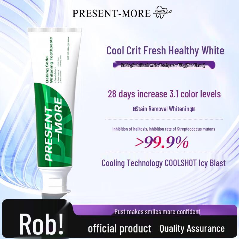 

Present-More Fluoride-Free Toothpaste 130g