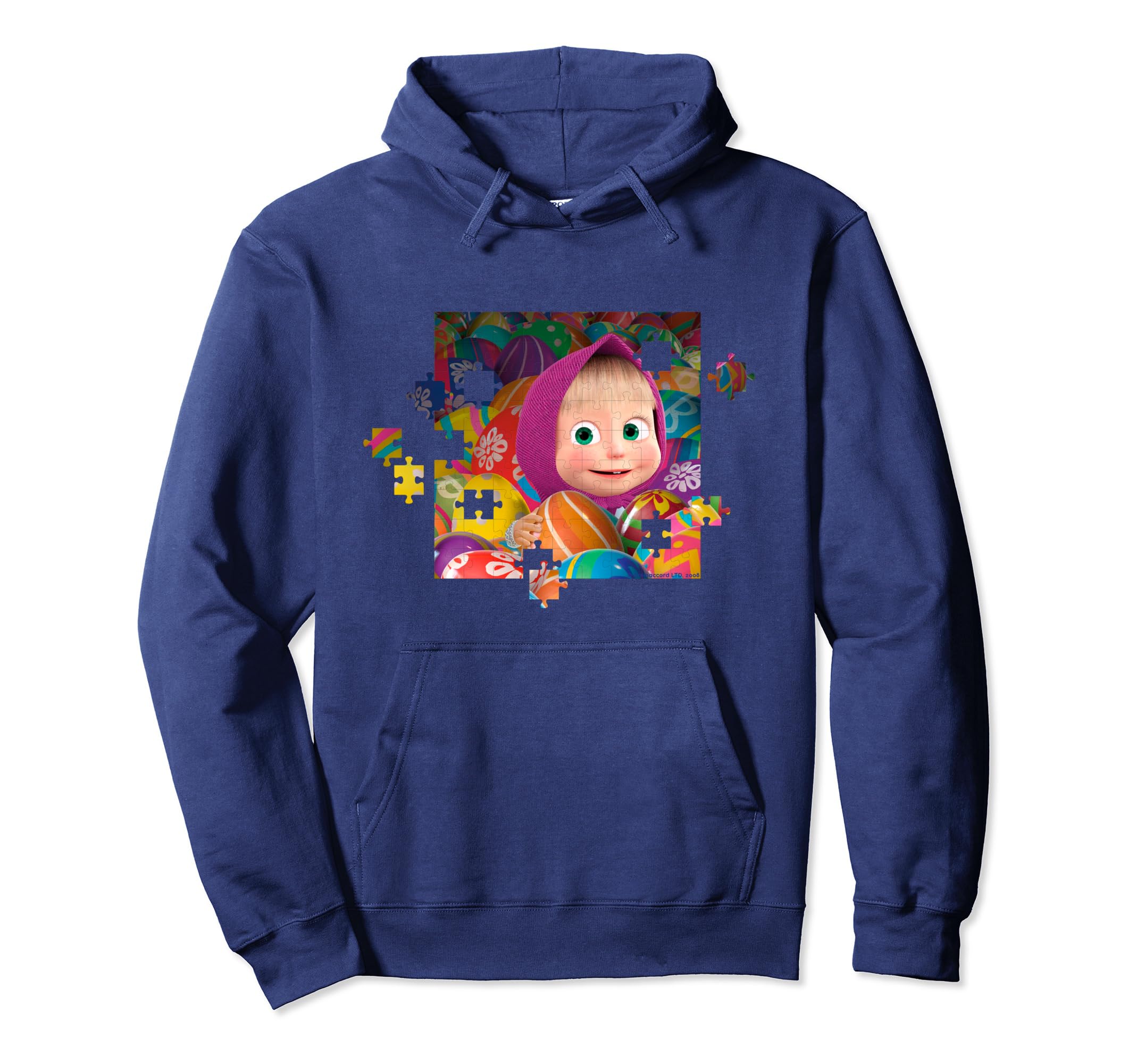

Masha Puzzle hoodie синій