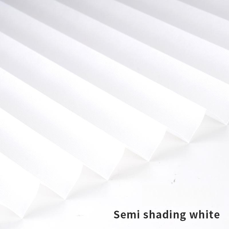 Self‑Adhesive Pleated Window Curtain,No Drill Blackout Privacy Shade for Bedroom Home