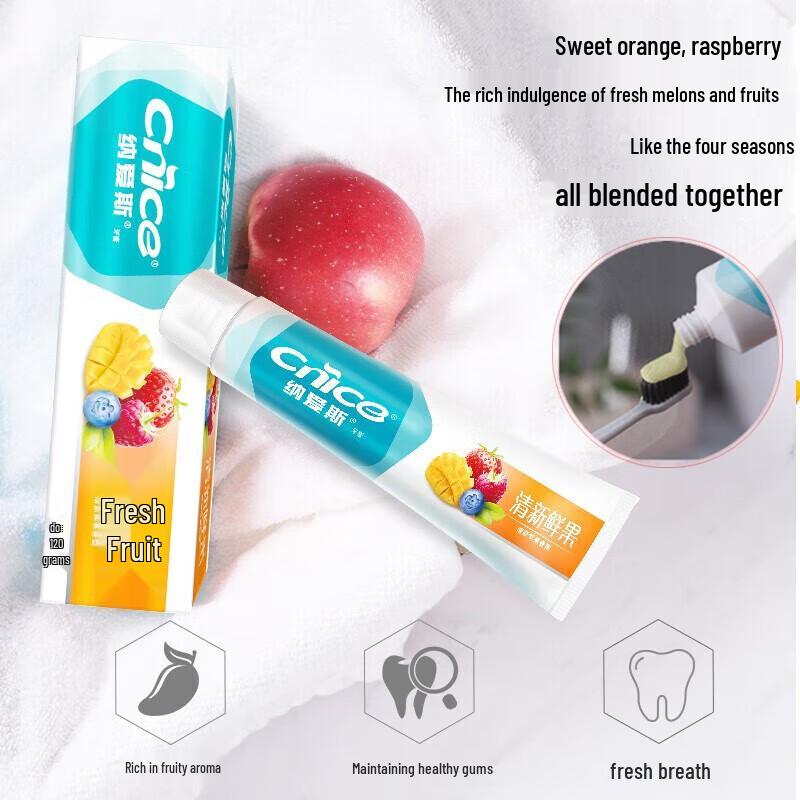 Nice Fresh Fruit Flavor Toothpaste 6-Pack