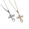 Classic Stainless Steel Hollow Cross Pendant for Men and Women