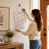 Wooden Hanging Sign with Quote for Home Wall Decor - Motivational Room Decoration with Rope