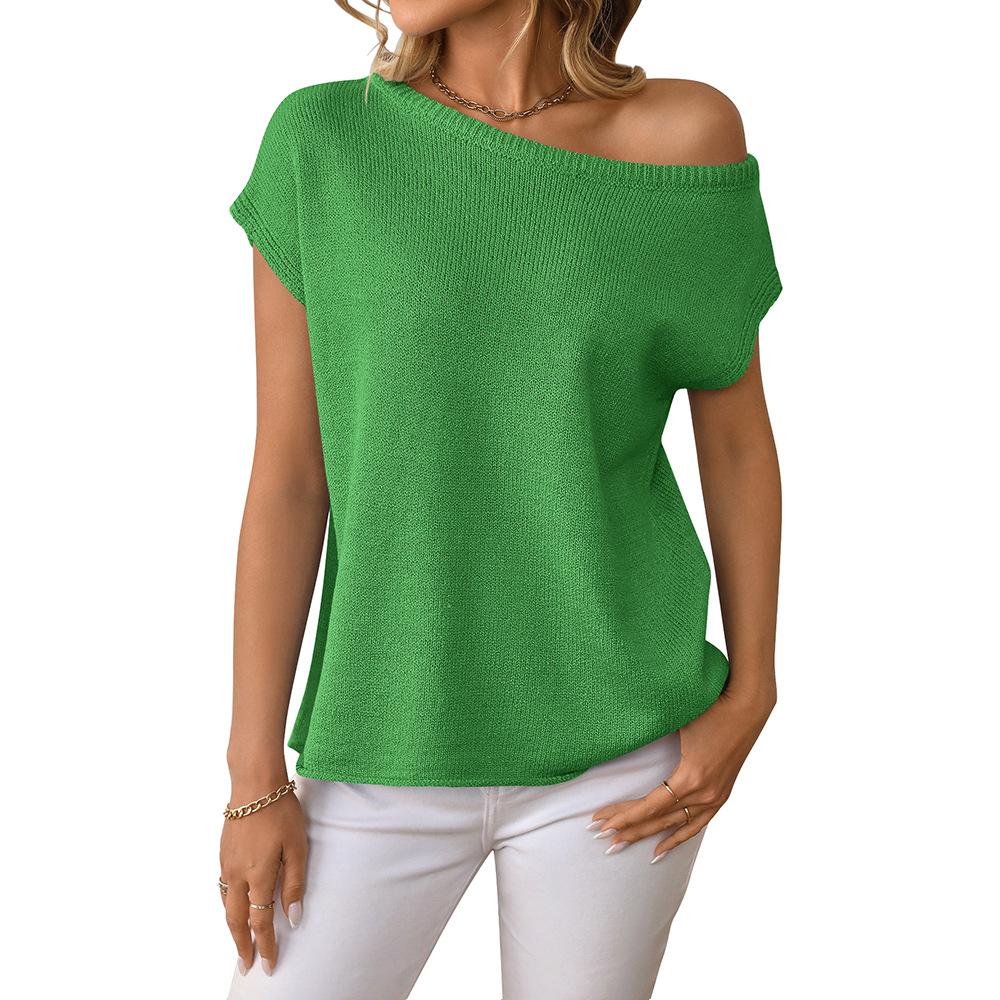 Summer Women's Knitted Pullover Sweater