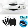 4x Black Car Door Handle Film Sticker Protector Anti Scratch Protect Accessories