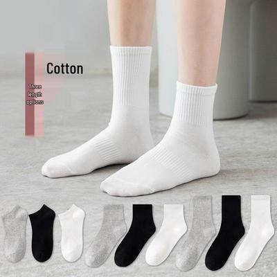 Zhuji Men's Breathable Odor-Resistant Disposable Mid-Calf Travel Socks