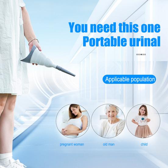Foldable Female Urinal Device Outdoor Travel Camping Hiking Emergency Pee Conch Funnel Portable Reusable Women She Pee Cup Stand-Up Urinal
