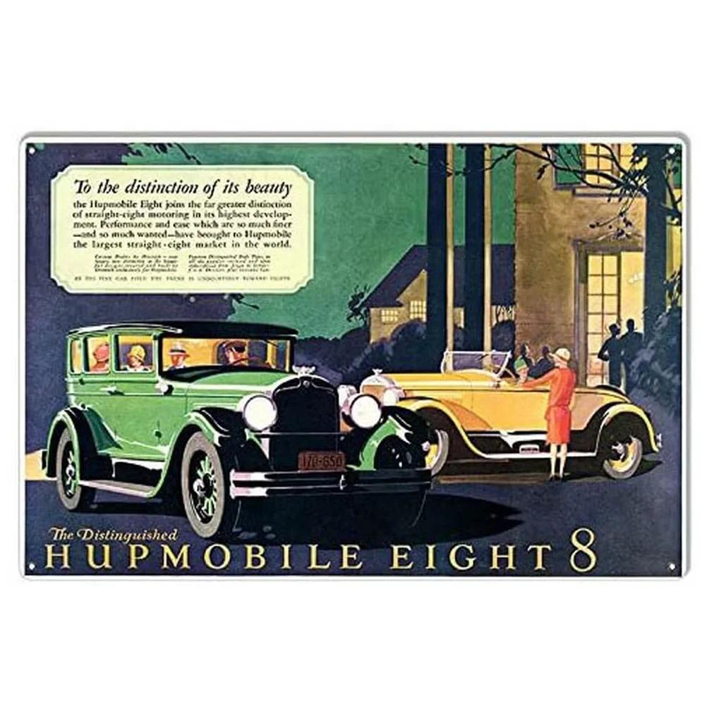 Vintage Car Metal Tin Signs Benz Mustang Posters Plate Wall Decor for Garage Bars Man Cave Cafe Clubs Retro Posters Plaque