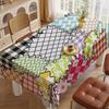 Colorful Pattern Tablecloth Restaurant Kitchen Tablecloth Living Room Home Decoration Rectangular Party Decoration