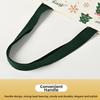 New Canvas Christmas Handbag Santa Snowman Reindeer Printed Reusable Shopping Bags Foldable Shoulder Bag Christmas Shopping