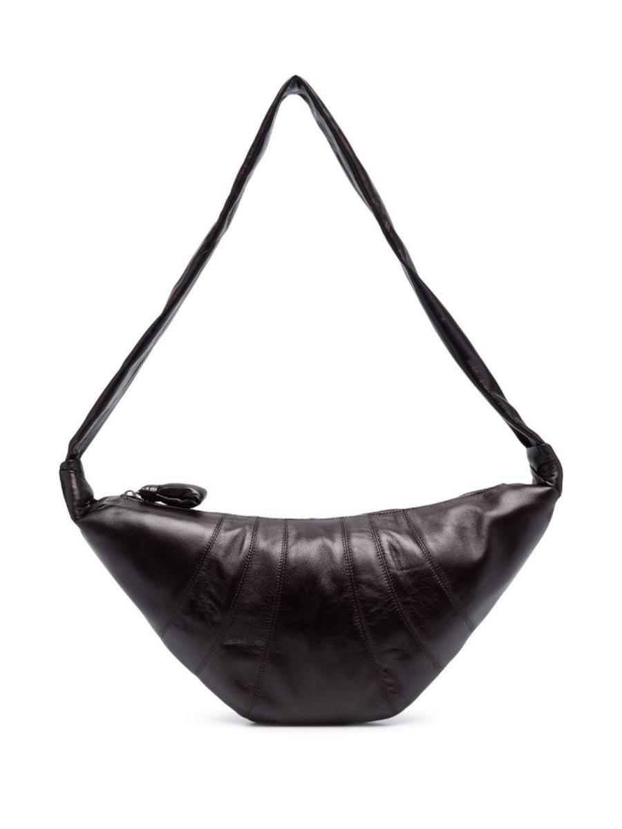

Upgraded Genuine Leather Sheepskin Croissant Shoulder Bag Original with Logo