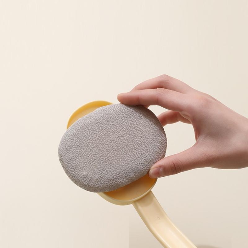 Bath Soft Back Scrubber Brush Bath Shower Scrubbing Brush With Handle Exfoliating Scrub Skin Massager Bath Supplies