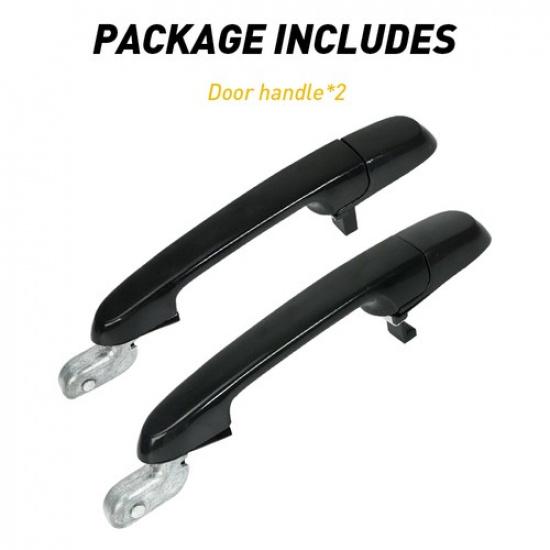 Rear Left+Right Exterior Door Handles 45454 Outside 2006-2011 Hyundai Accent For