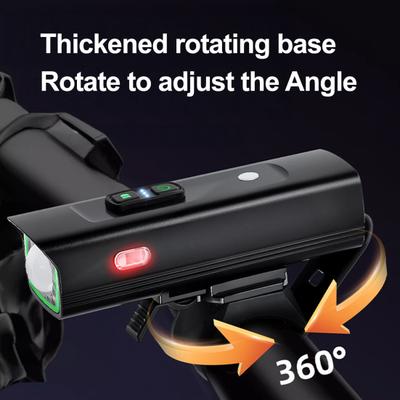 Fahrradsensor Scheinwerfer Modi Einstellbar Leicht Wasserdicht Wiederaufladbar MTB Rennrad Mountainbike Nachtfahrt LED Frontlampe