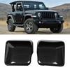 2pcs Side Wing Rear Mirror Protector Rearview Cover Trim Fits for   JL 2018+(Carbon   )