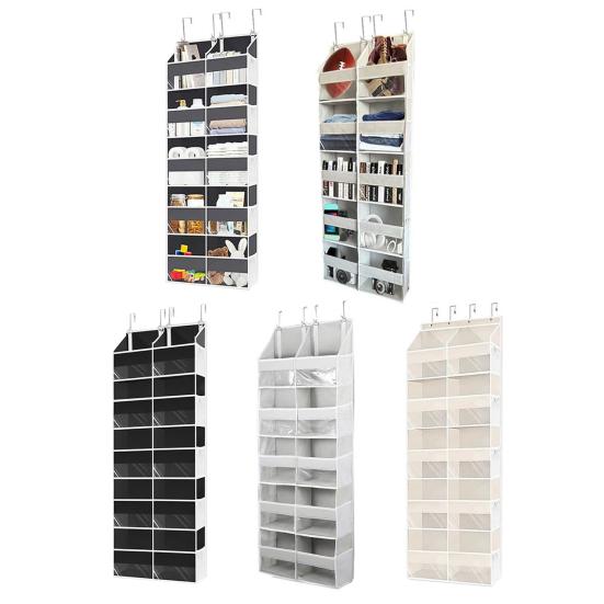 Über-die-Tür-Organizer 5-stufige Hänge-Aufbewahrungstasche Hinter der Tür 10 Fächer Über-die-Tür-Organizer für Wohnheim Kleine Wohnung