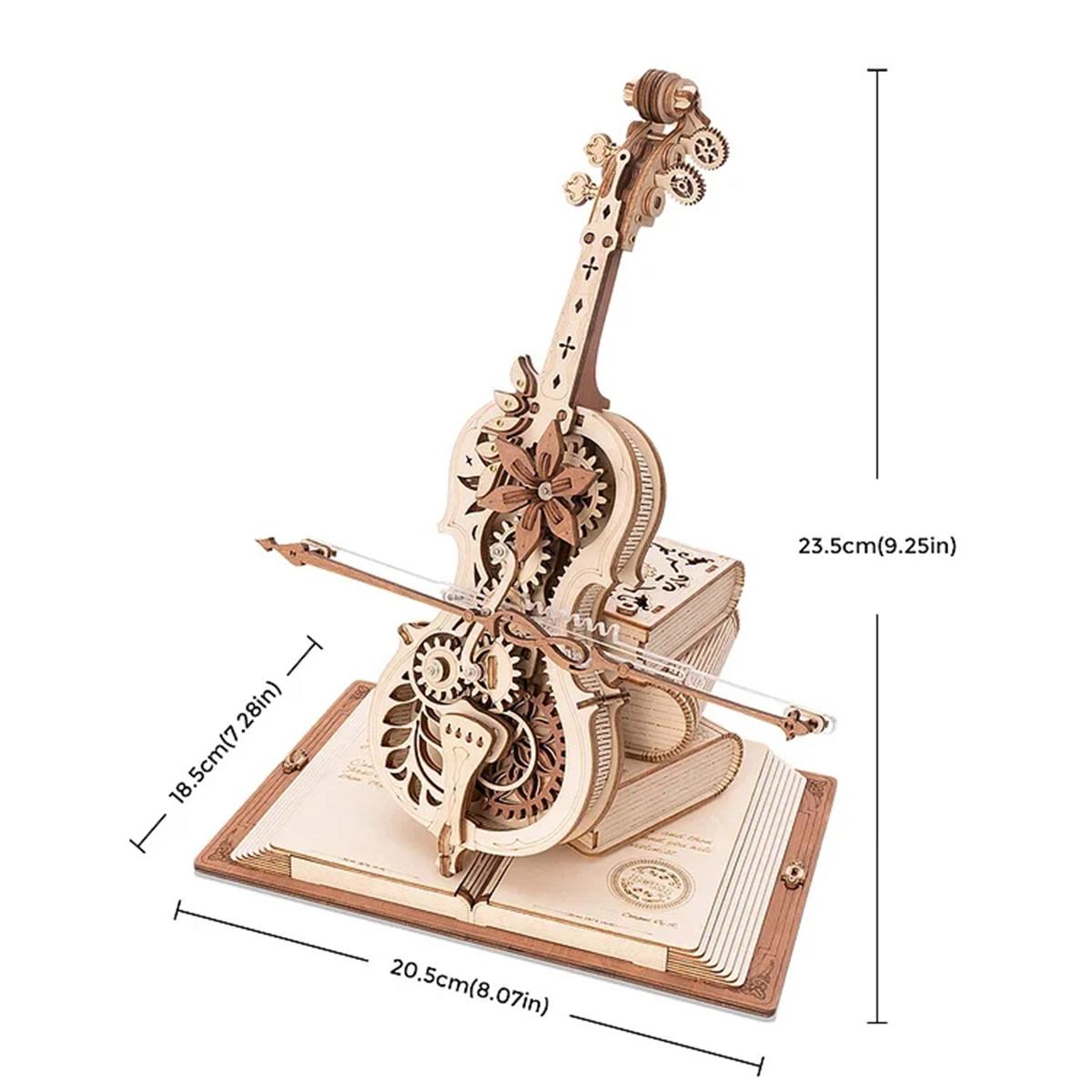 

Robotime ROKR Mechanical Music Box 3D Wooden Puzzle for Kids Christmas Gifts
