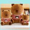 Adorable Hoodie Capybara Plush Toy Soft Stuffed Animal Perfect Birthday Gift For Kids