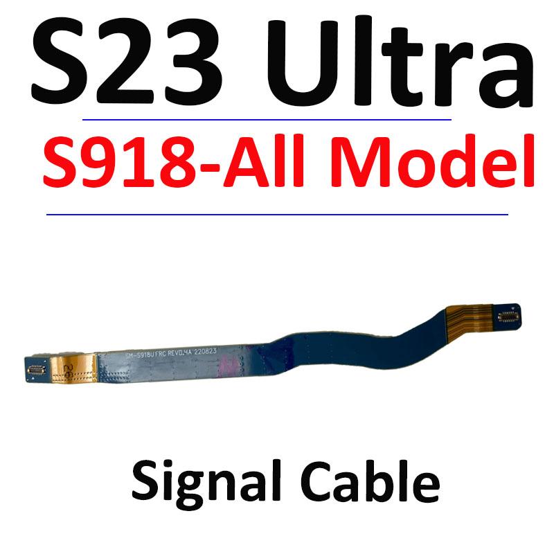 Náhradní díl pro Samsung S23 Ultra S918B S918E S918U Deska USB nabíjecího portu Hlavní signálová základní deska Flex kabel LCD