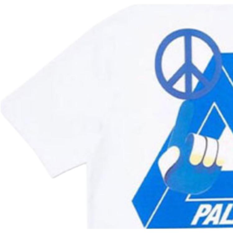 Palace Tri-Smiler T-Shirt White Men Tops P18TS100