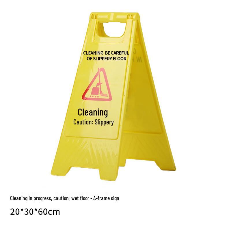 Foldable Plastic A-Frame Warning Sign