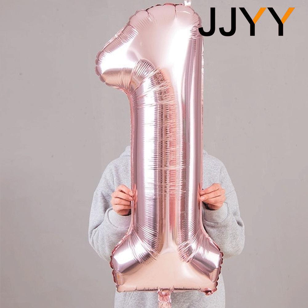 Folien-Zahlenballons 0-9 Ballons Geburtstag Hochzeit Geburtstagsdekorationen Zubehör Jubiläumsgeschenk Partydekoration 32 Zoll 1 Stück