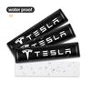 2/4/10Pcs 3D Car Badge Decorative Stickers For Tesla Model 3 Y S X Cybertruck Juguete Roadster Coil Bonina
