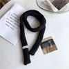 Fashion Blogger~ Korean ins Children's Small Scarf Autumn and Winter Foreign Style Fine Scarf Trendy Children's Babies Wear Scarves