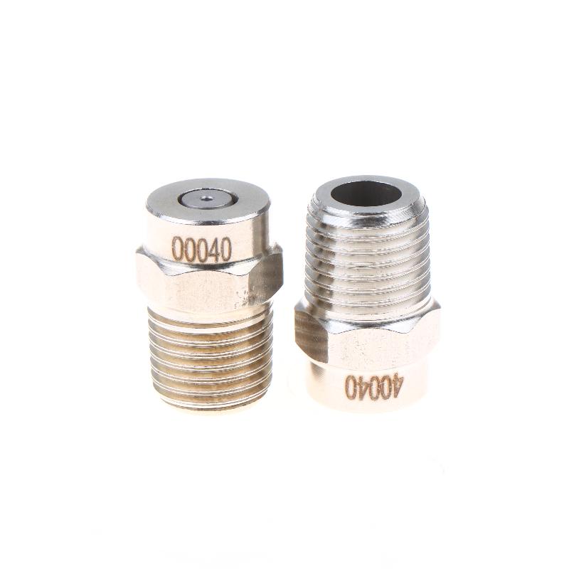 2Pcs 0/15/25/40 Degree Water Jet Angle Speed 1/4Thread Pressure Washer Cleaning Nozzle For Pressure Washer Jet Wash Spray Nozzle