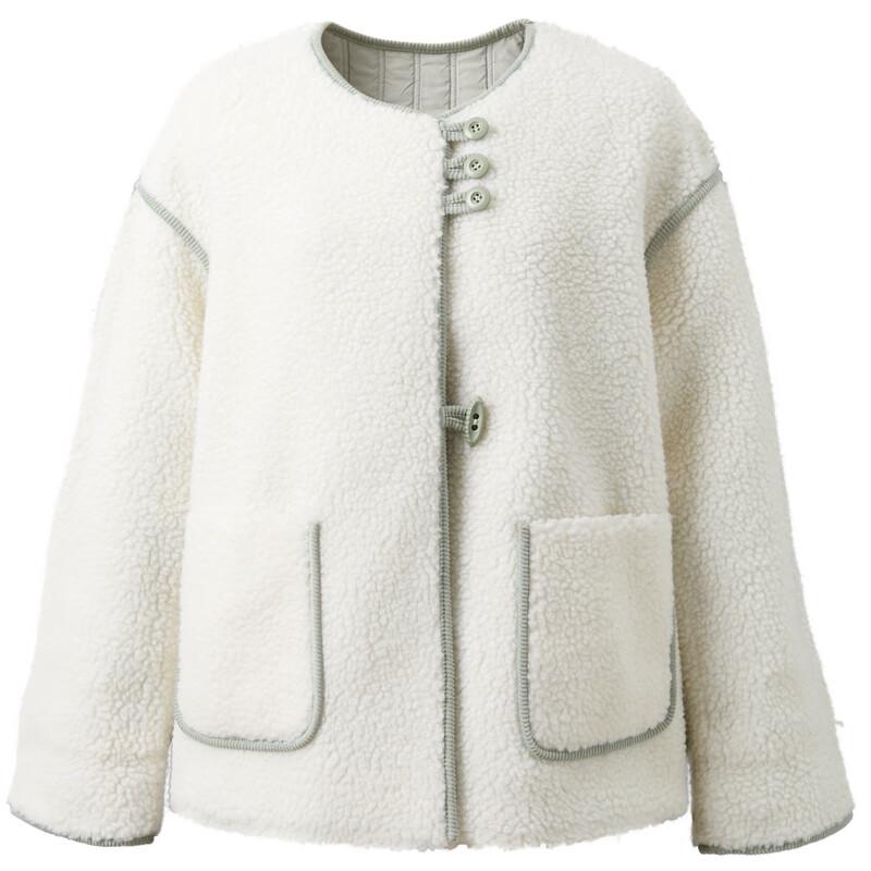 Sancai 2025 Winter Reversible Faux Fur Coat