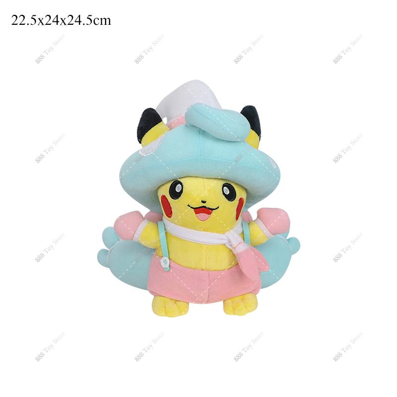 Pokemon Shiny Kyogre Cute Plush Toys Anime Lucario Greninja Furret Charizard Rayquaza Zapdos Exeggutor Stuffed Peluche Doll Gift