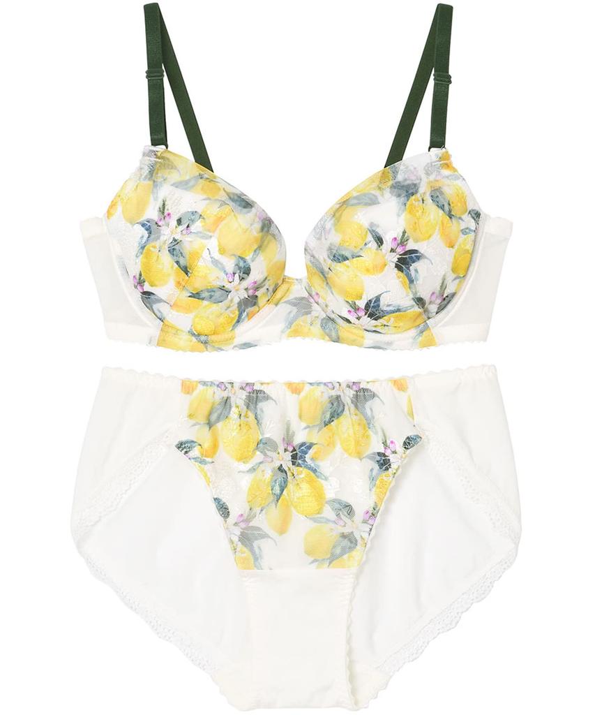 Bra Panty Cup Asame CB D65 Wing/Wacoal Women's & Set, 3/4 Bra, Inseam, CB3710,