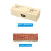 PATIKIL Rubber Stamp Letter Number Wooden Alphabet Stamp with Vintage Box for DIY Craft Card Making Gifts Style 1
