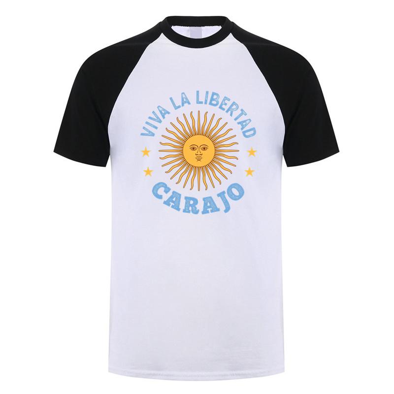 Viva La Libertad Carajo T Shirt Summer Funny Unisex Cotton Streetwear Tops Short Sleeve Tshirt Unisex Clothes Top Dy174