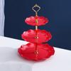 Suporte para Cupcakes Prato de Frutas Suporte para Sobremesas Lanche Doce Torre para Buffet Festa de Natal Casamento Bolo Sobremesa