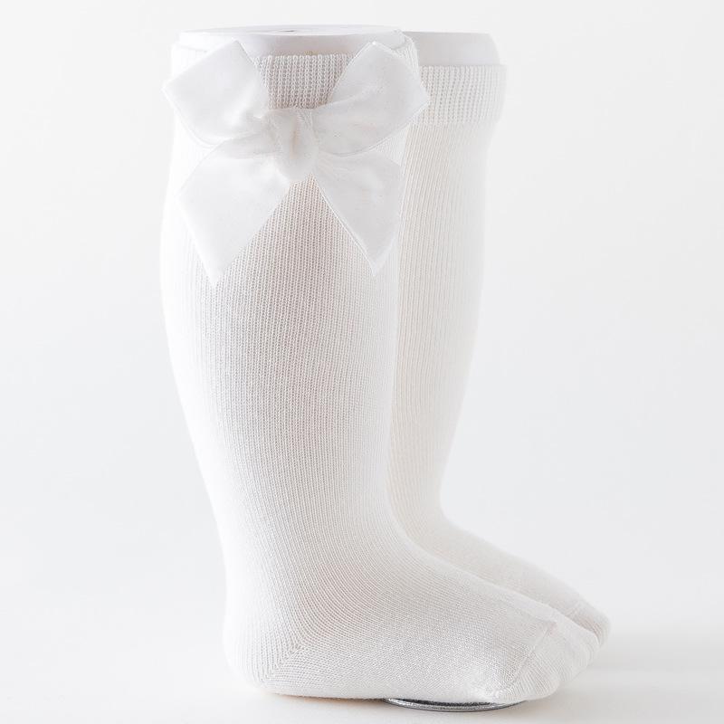 Samtschleife Wadenhohe Baby Prinzessin Party Socken