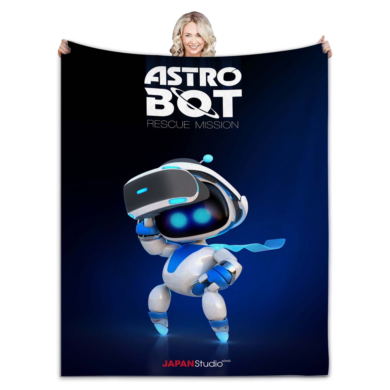 

М яка фланелева ковдра Astrobot для накидки на диван-ліжко. Мультяшна тепла ковдра для дітей. Різдвяний подарунок на день народження 150x200cm wxh