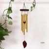 Wind Chimes Outdoor, Memorial Wind Chimes With Hook And 6 Tubes, Wooden Wind Chime Decor For Home, Garden, Patio