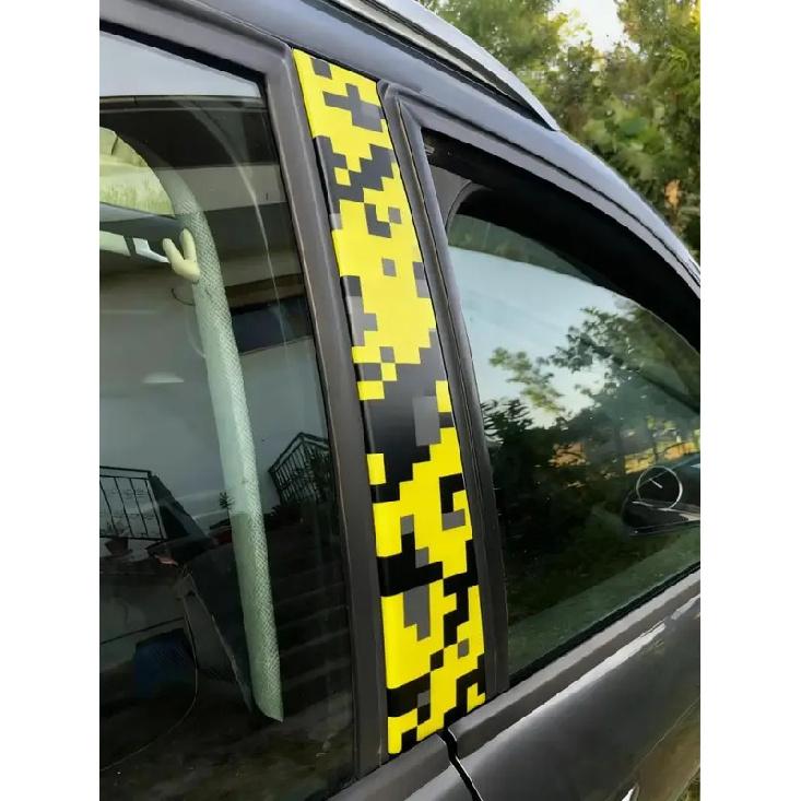 Pellicola Vinilica Wrap Mimetica Stealth Modello Camo a Pixel Foglio per Wrapping Moto Adesivo Fai-da-te per Auto Computer Console Bicicletta