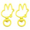 31X39mm Candy Colored Alloy Shell Shaped Spring Buckle Special-shaped DIY keychain Accessories Creative Accessories Hanging Ornaments
