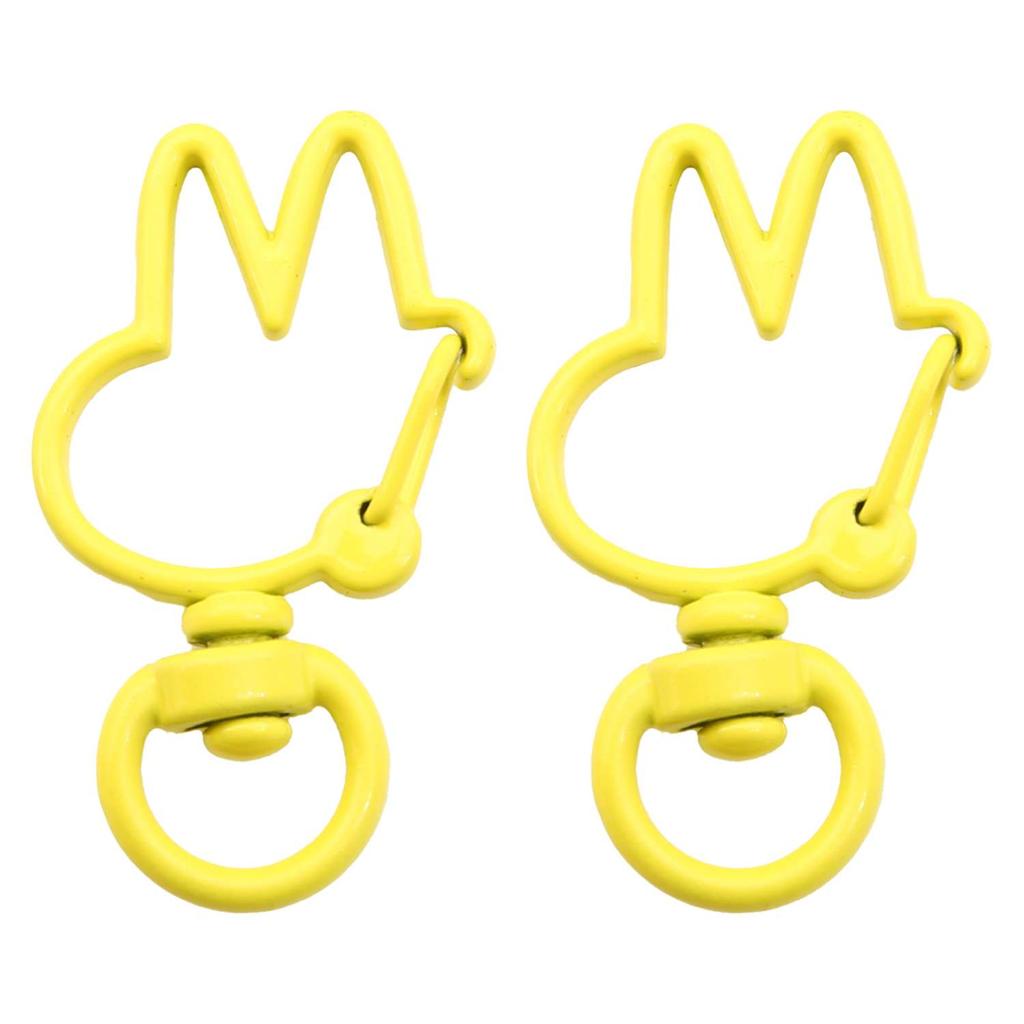 31X39mm Candy Colored Alloy Shell Shaped Spring Buckle Special-shaped DIY keychain Accessories Creative Accessories Hanging Ornaments