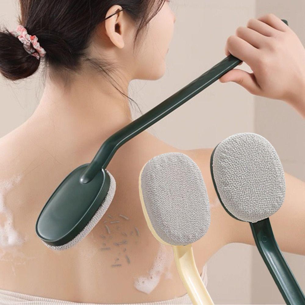 Long Handle Exfoliating Bath Brush Anti Slip Body Exfoliator Back Scrubber for Shower  Bath
