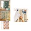 Plush Blackout Curtain With Cartoon Design For Stylish Window Decoration And Privacy