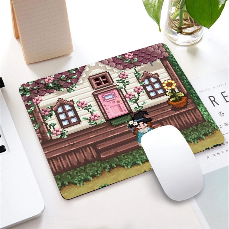 Stardew Valley Mauspads Kleine Mauspads Gamer PC Mauspads Sakura Computertischmatte Maus Teppich Gaming für Maus Tastatur Pads