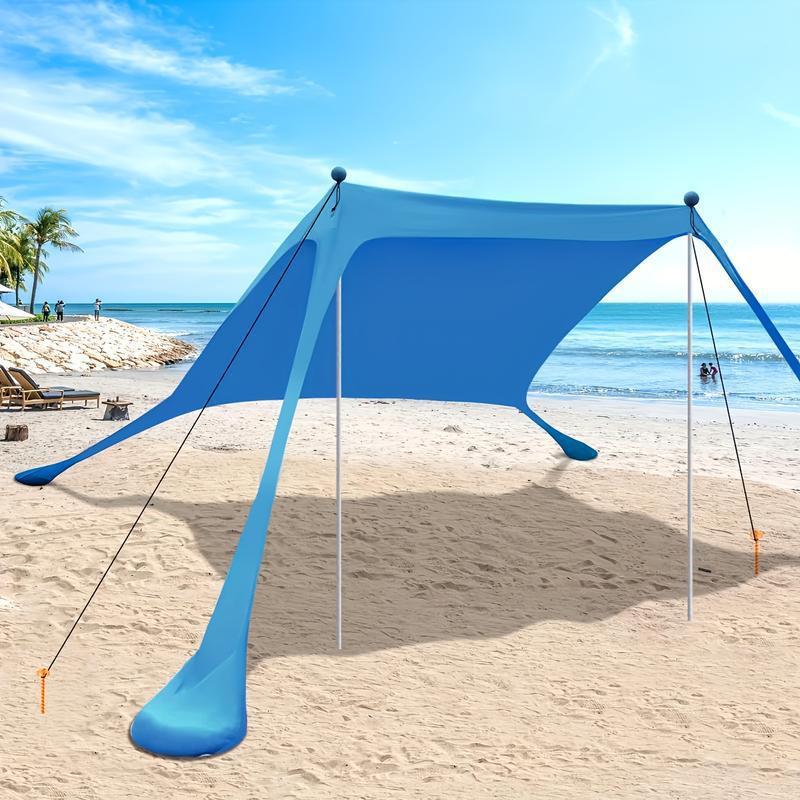 Большой пляжный тент-навес с откидной конструкцией - Новый стиль L3735 Default синий