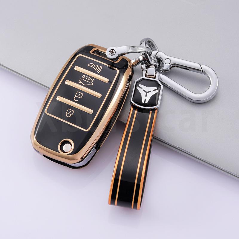 3/4 Buttons TPU Car Key Case For Kia Rio 3 K2 Ceed Cerato K3 Sportage 4 Picanto K5 Optima Sorento Forte Stinger 2017 2018