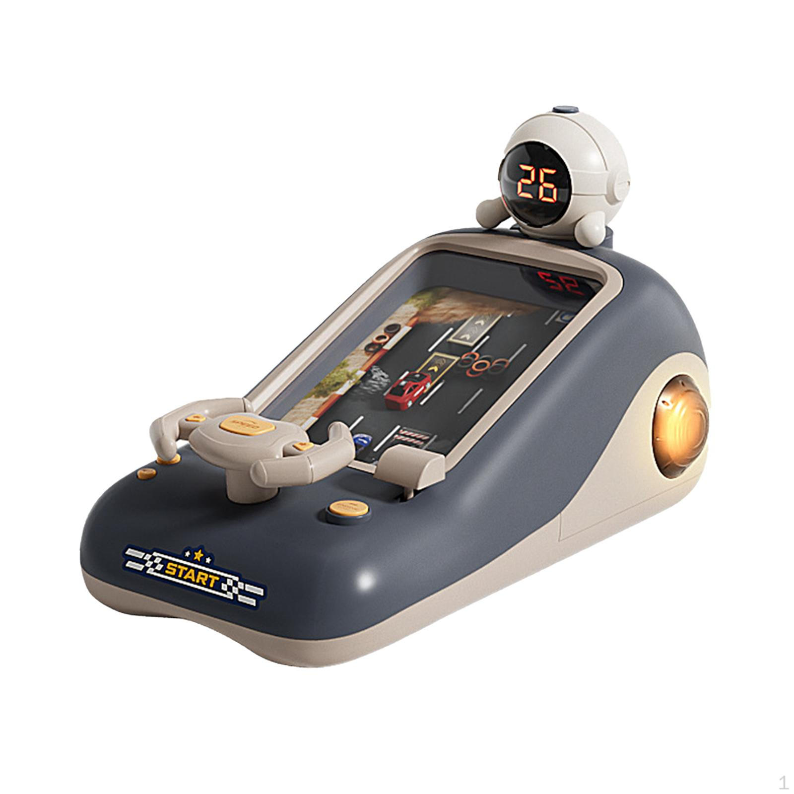 Kids Steering Wheel Driving Toy Learning Durable Festival Present with Music Sound Interactive