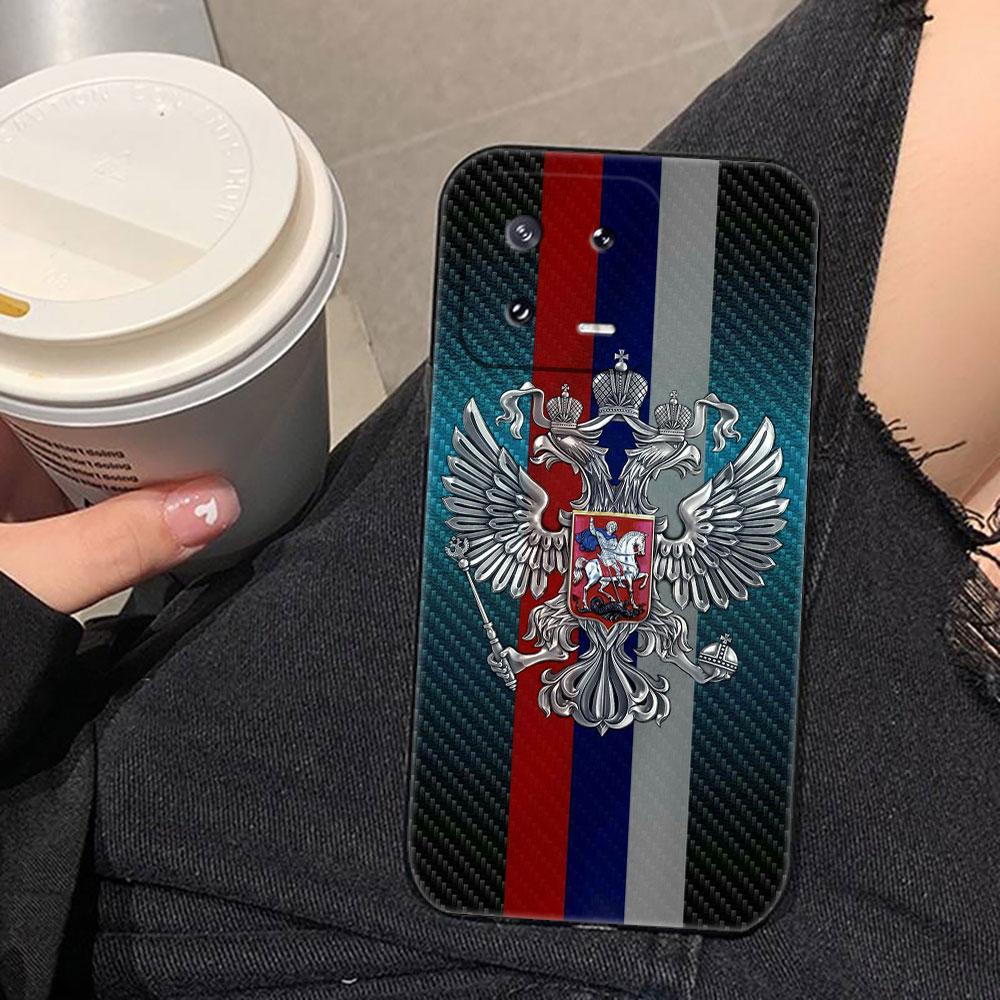 Russia Vintage Emblem Flag Cover Phone Case For Xiaomi 15 15T 14 14T 13 12T 11 11T POCO F8 F7 F6 F5 X7 X5 M6 M7 PRO Ultra Case