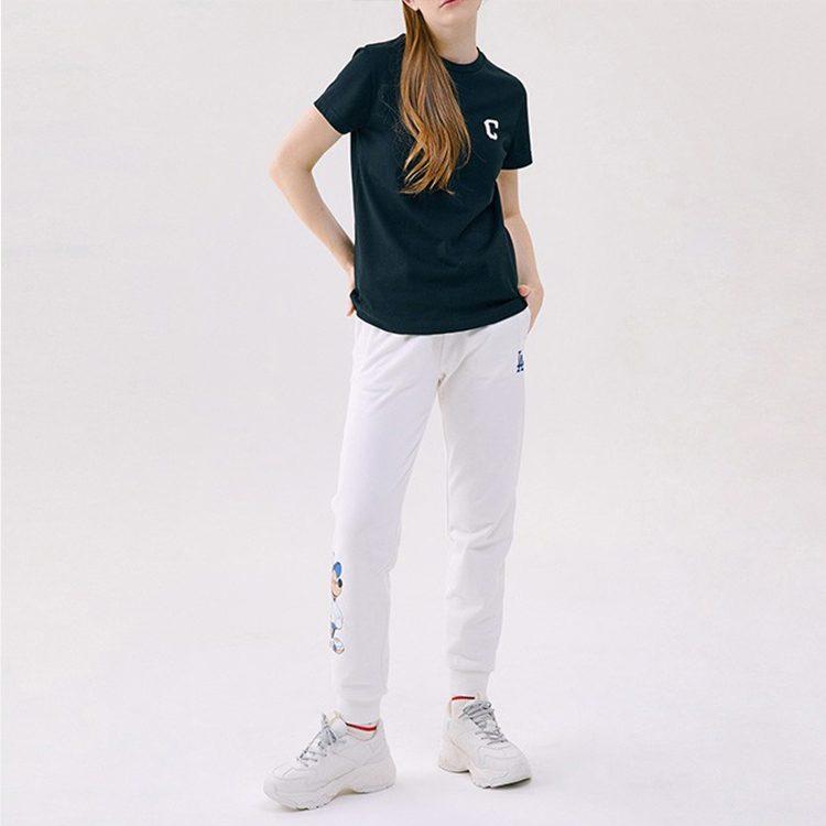 MLB X T-shirt Disney Unisex Nera 31TSK1031-45L
